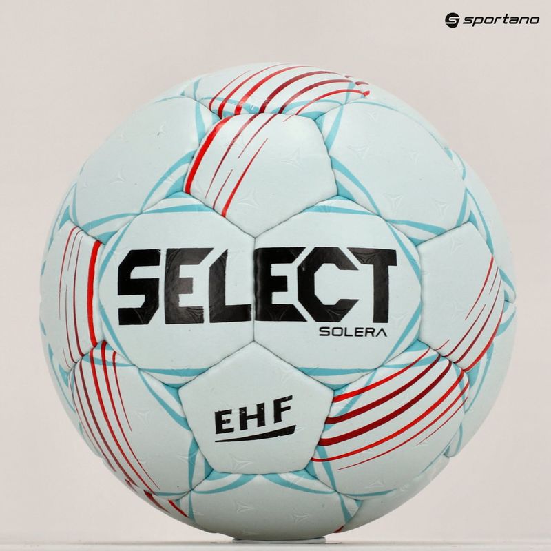 Piłka do piłki ręcznej dziecięca SELECT Solera EHF v22 lightblue rozmiar 1 7