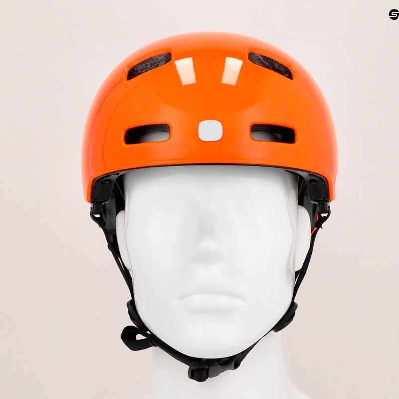 Kask rowerowy dziecięcy POC Pocito Crane MIPS Jr 10570 fluorescent orange 9