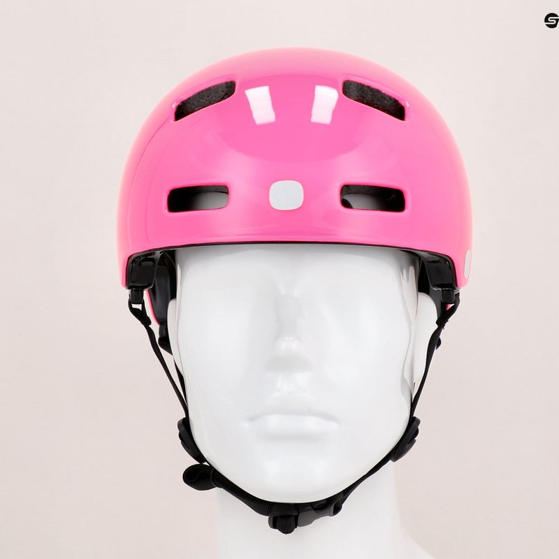 Kask rowerowy dziecięcy POC Pocito Crane MIPS Jr 10570 fluorescent pink 9