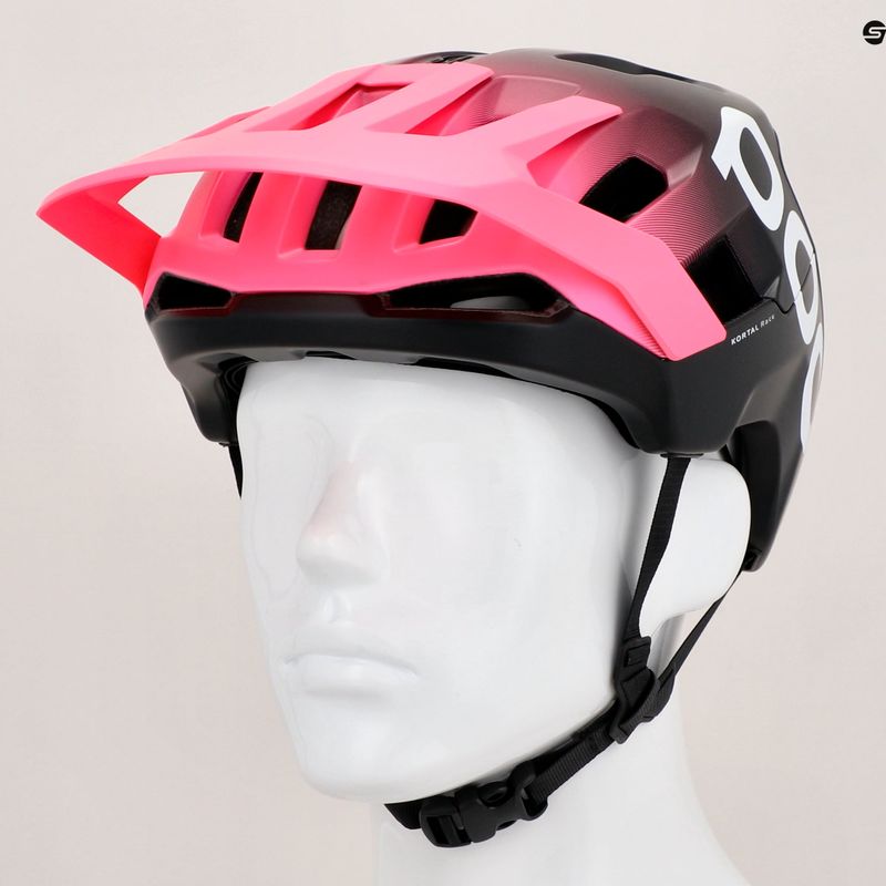 Kask rowerowy POC Kortal Race MIPS fluorescent pink/uranium black matt 12
