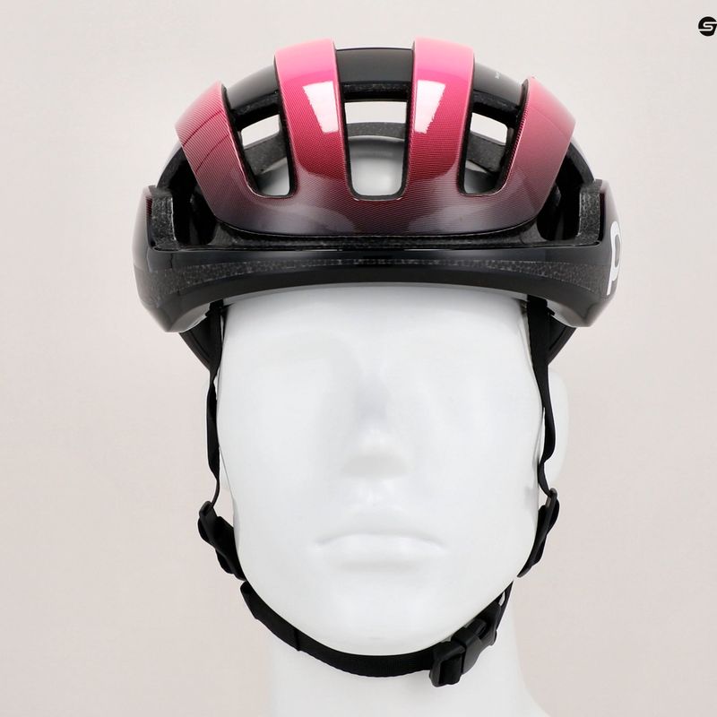 Kask rowerowy POC Omne Lite fluorescent pink/uranium black 9