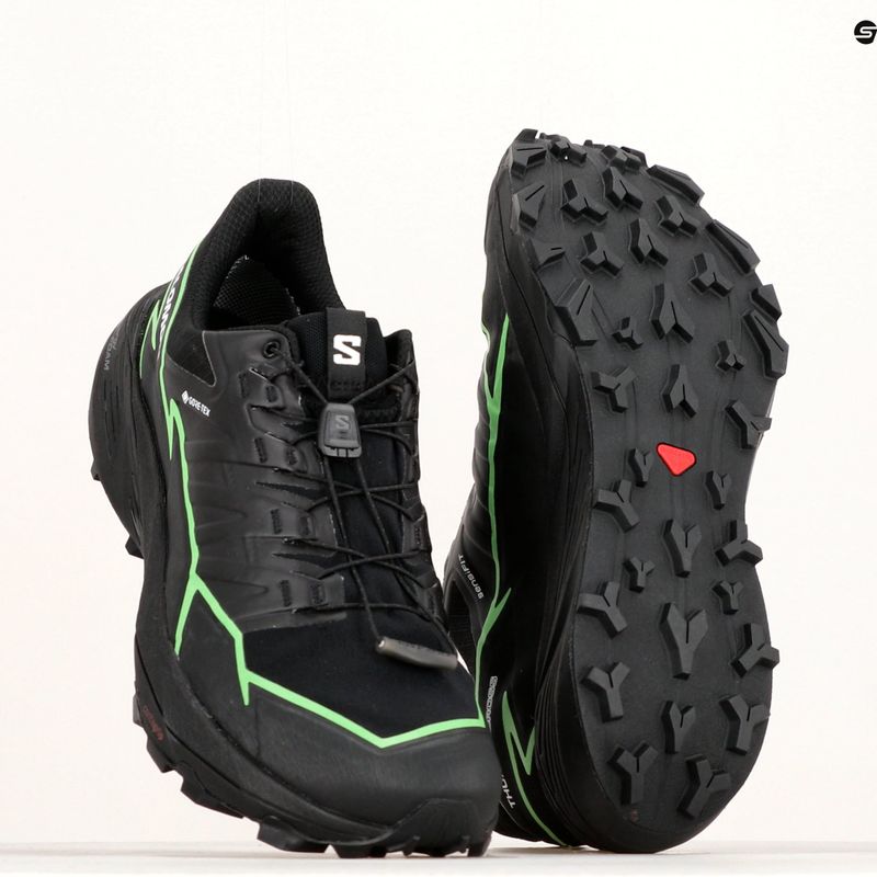 Buty do biegania męskie Salomon Thundercross GTX black/green gecko/black 13