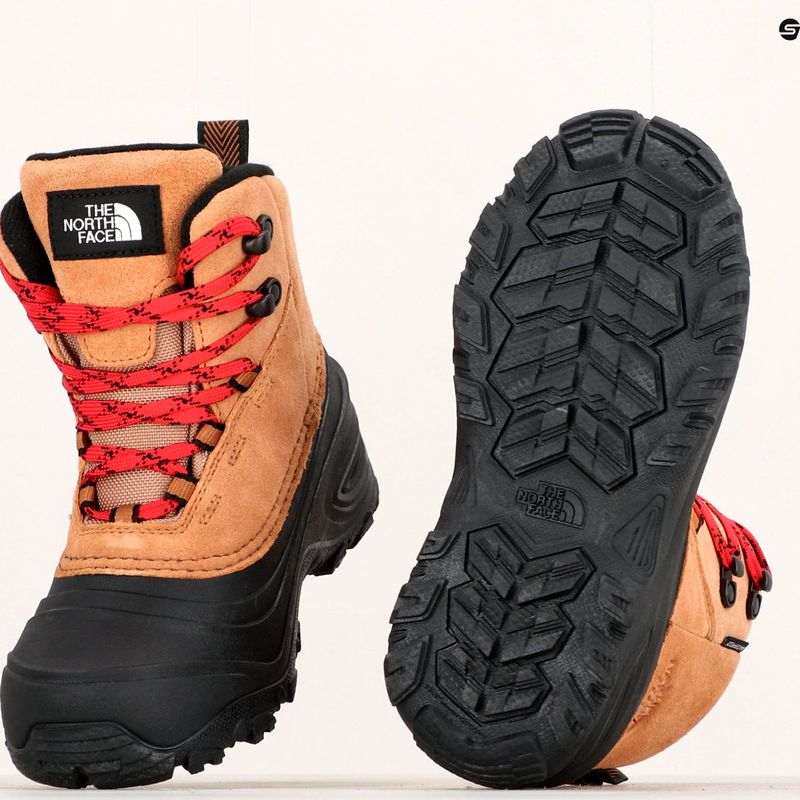 Śniegowce dziecięce The North Face Chilkat V Lace WP almond butter/black 18