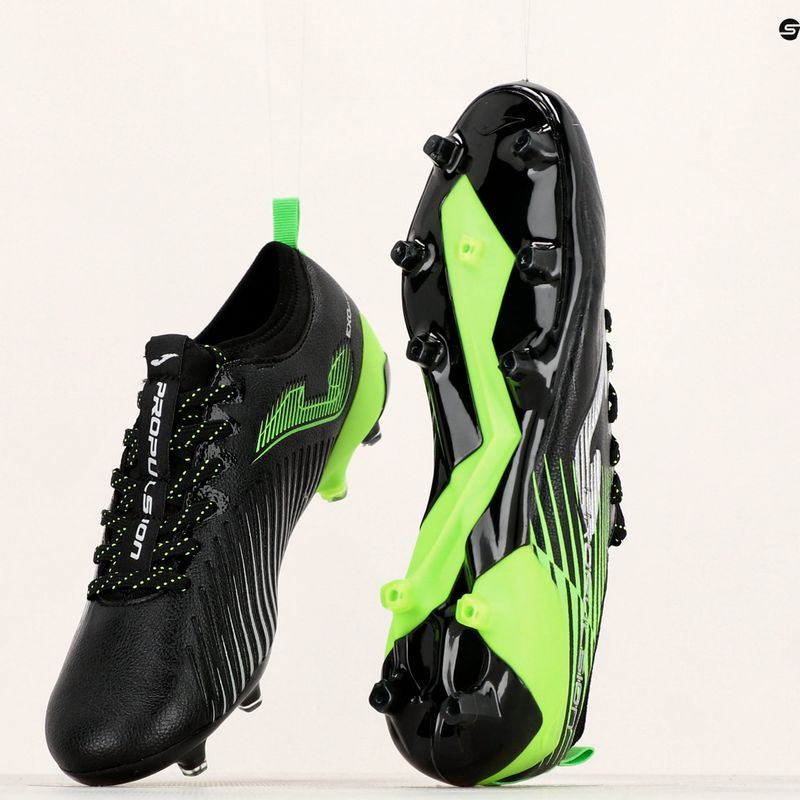 Buty piłkarskie męskie Joma Propulsion Cup FG black/green fluor 14
