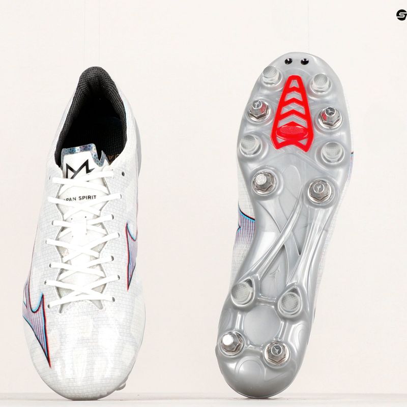 Buty piłkarskie męskie Mizuno Alpha JP Mix white/ignition red/ 801 c 24