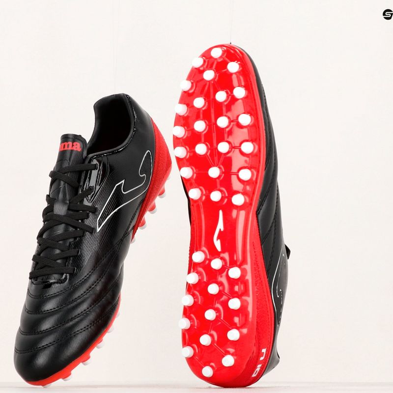 Buty piłkarskie męskie Joma Numero-10 AG negro/rojo 10