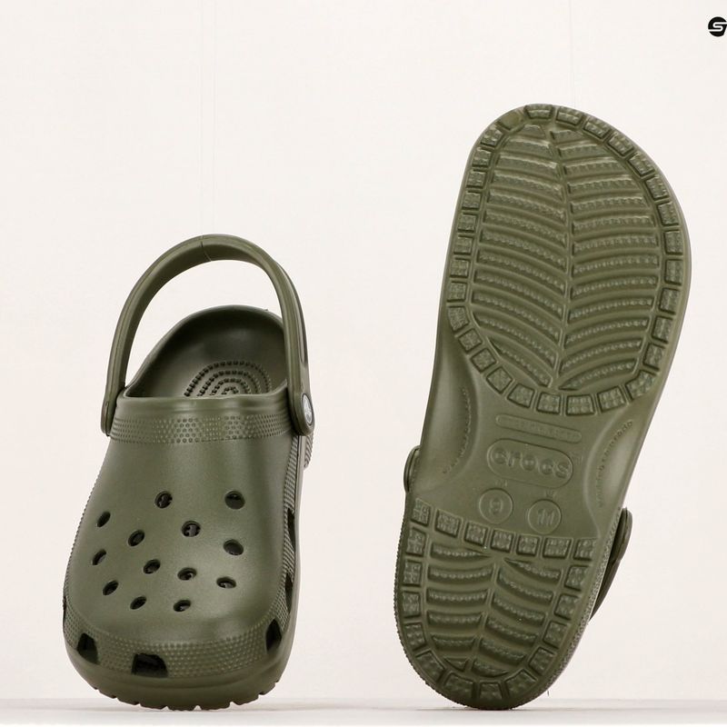 Klapki Crocs Classic army green 12