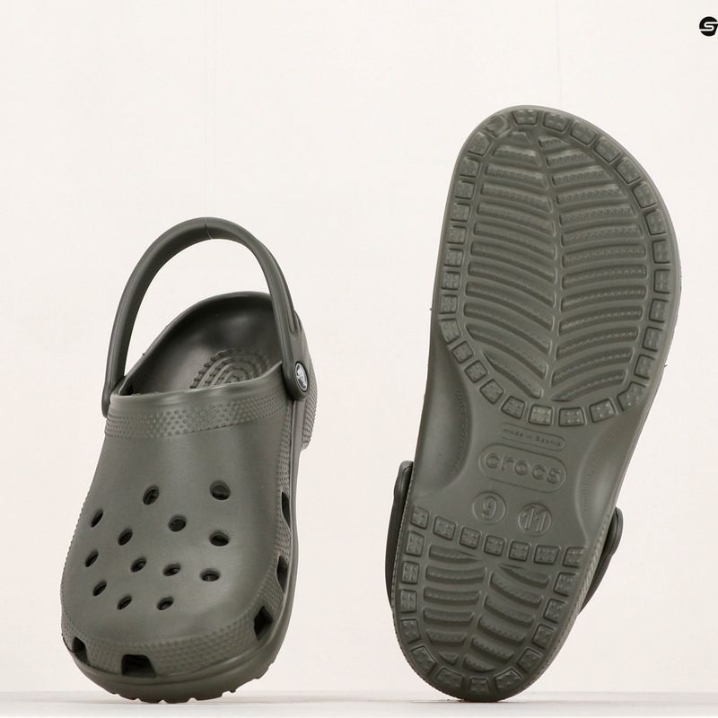 Klapki Crocs Classic dusty olive 13