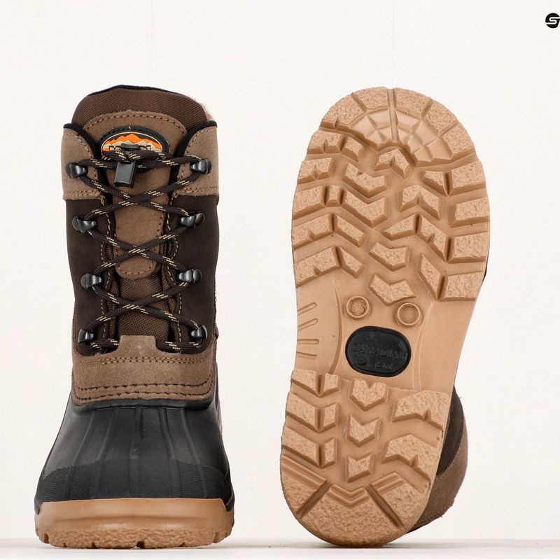 Śniegowce dziecięce Meindl Sölden Junior dark brown 10