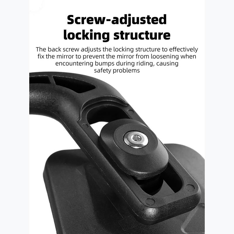 Lusterko rowerowe Rockbros 260003002 Handlebar Mirror 1 pcs Right black 4