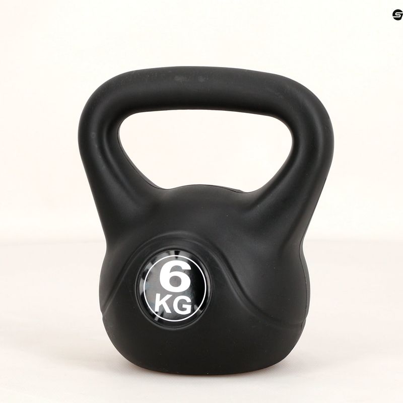 Kettlebell 6 kg Pure2Improve czarny P2I202090 4