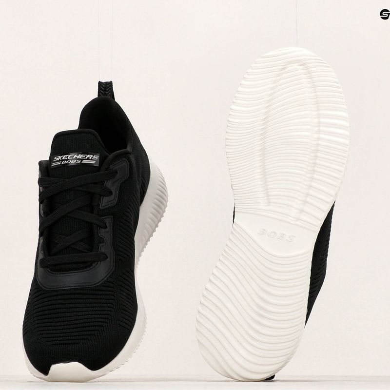 Buty damskie SKECHERS Bobs Sport Squad Tough Talk black 9