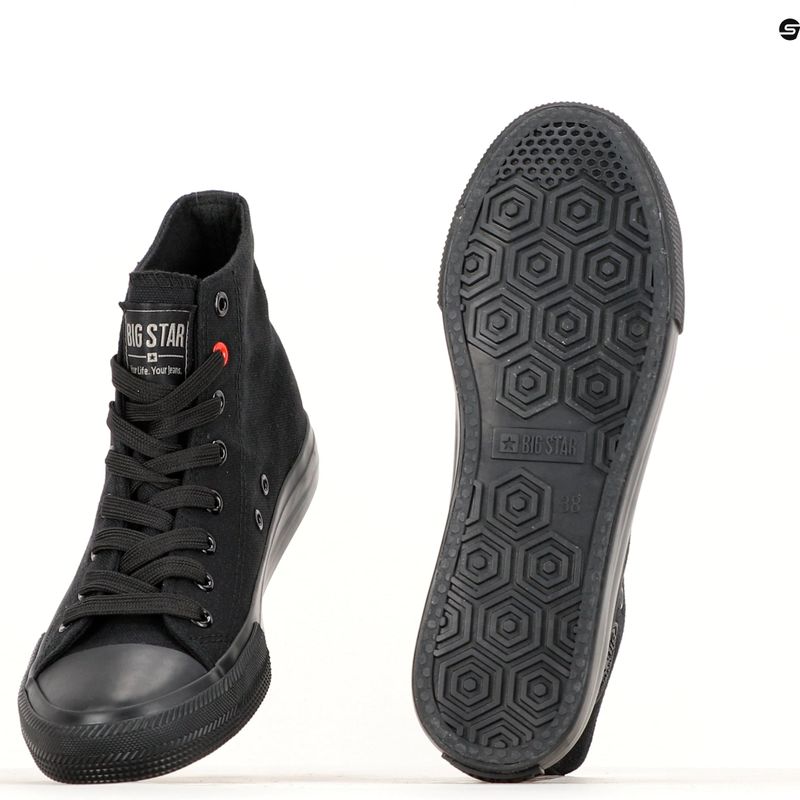 Trampki damskie BIG STAR T274033 czarne 9
