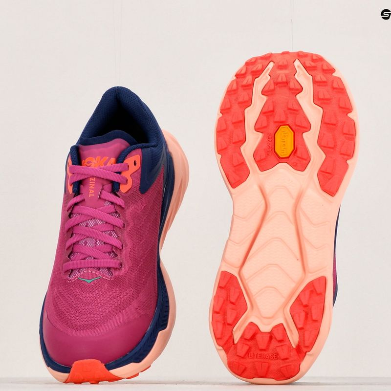 Buty do biegania damskie HOKA Zinal festival fuchsia/bellwether blue 13