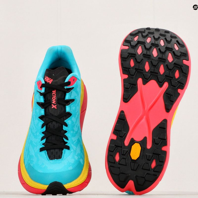 Buty do biegania męskie HOKA Tecton X scuba blue/diva pink 13