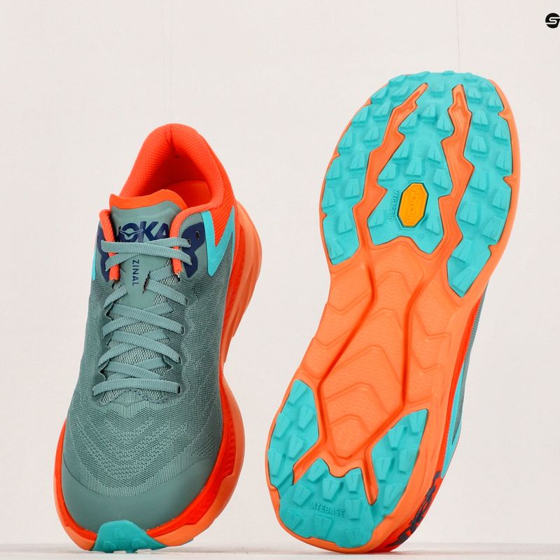 Buty do biegania męskie HOKA Zinal trellis/vibrant orange 10