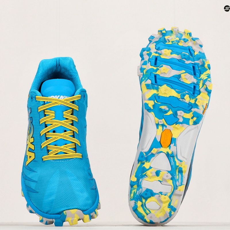 Buty do biegania męskie HOKA Evo Jawz cyan/citrus 13