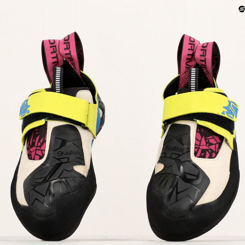 Buty wspinaczkowe damskie La Sportiva Skwama apple green/cobalt blue 15