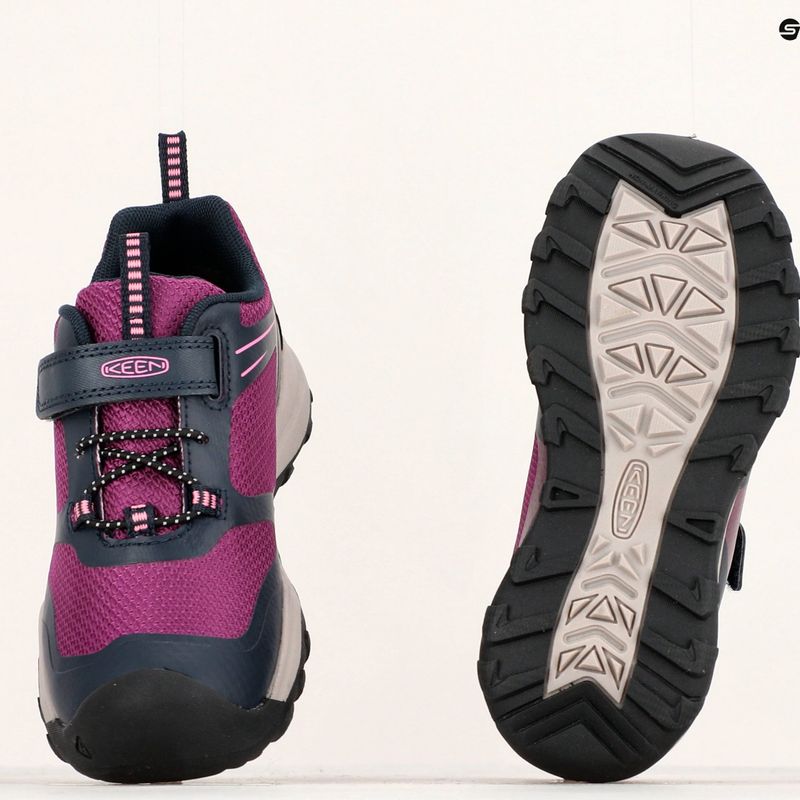Buty turystyczne  juniorskie KEEN Wanduro Low WP sky captain/charisma 8
