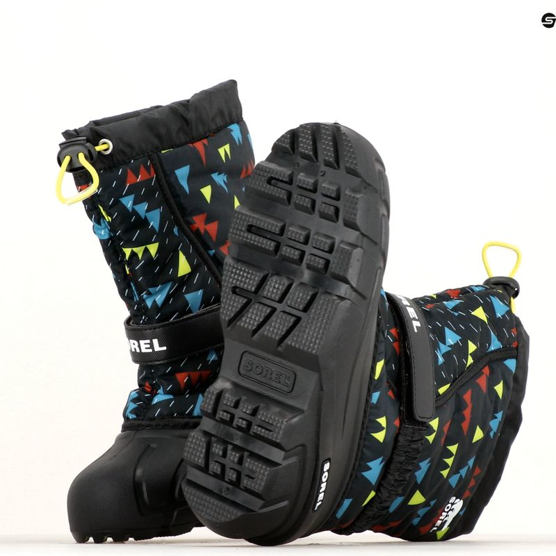 Śniegowce juniorskie Sorel Flurry Print Boys black/black 15