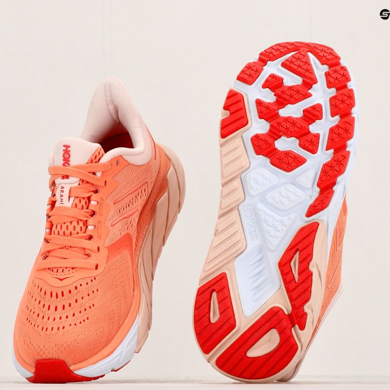 Buty do biegania damskie HOKA Arahi 5 cantaloupe/silver peony 11