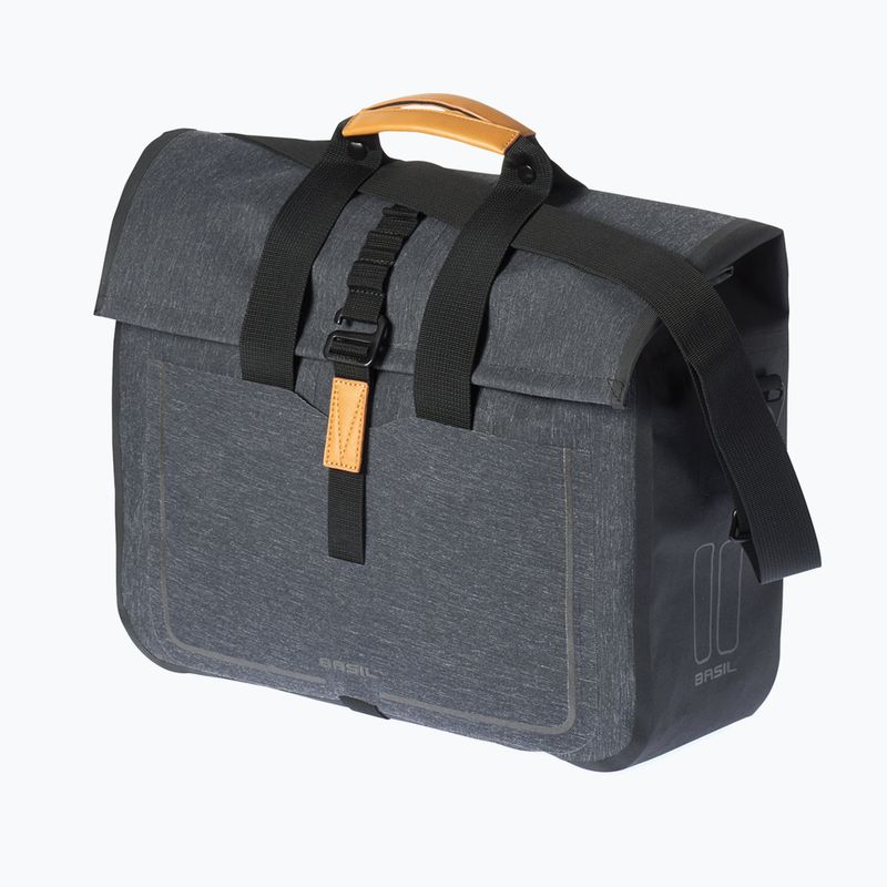 Torba rowerowa na bagażnik Basil Urban Dry Busines Bag 20 l charcoal melee