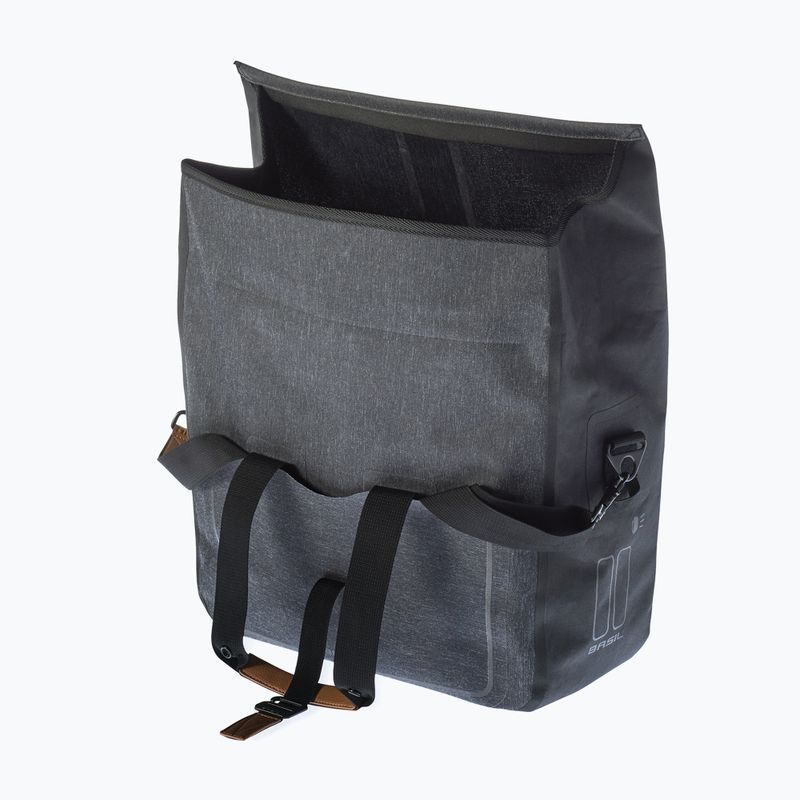 Torba rowerowa na bagażnik Basil Urban Dry Busines Bag 20 l charcoal melee 3