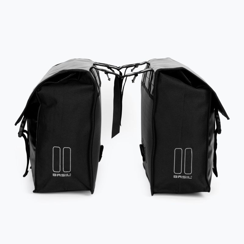 Sakwy rowerowe Basil Urban Load Double Bag 53 l black/black 3