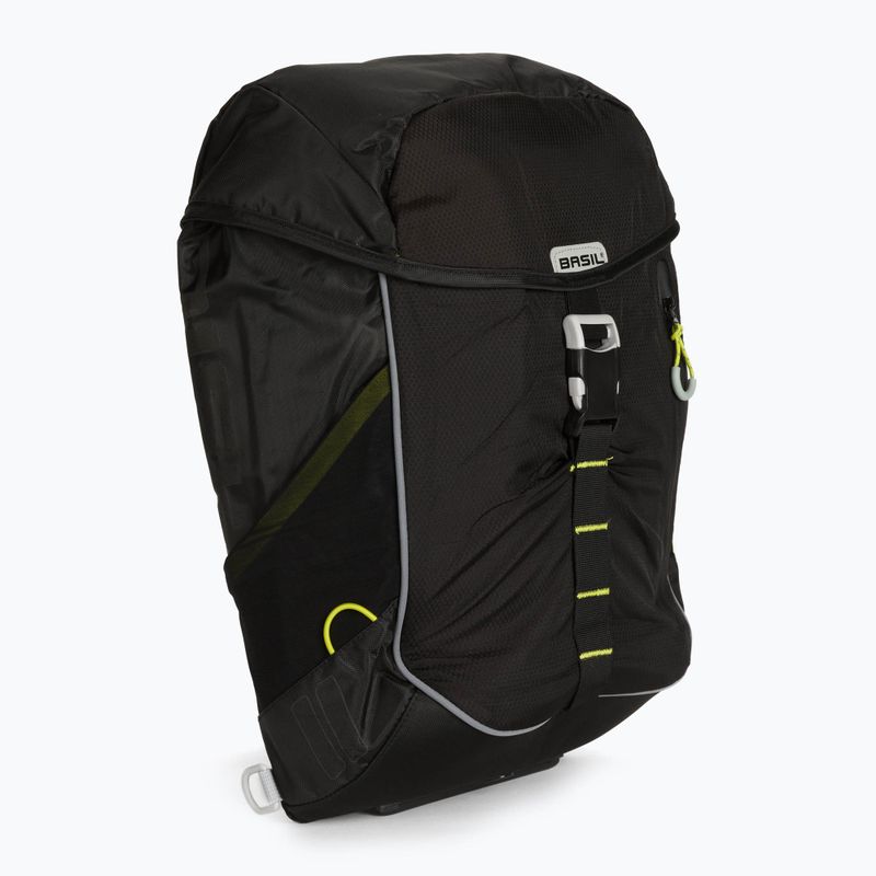 Sakwa rowerowa Basil Miles Daypack 17 l black/lime