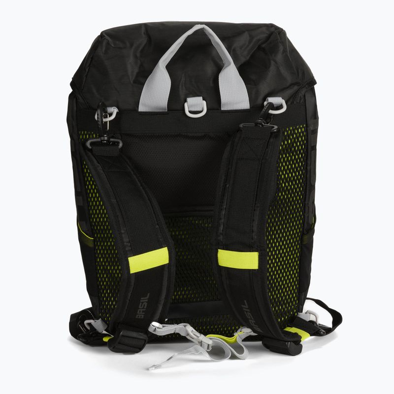 Sakwa rowerowa Basil Miles Daypack 17 l black/lime 7