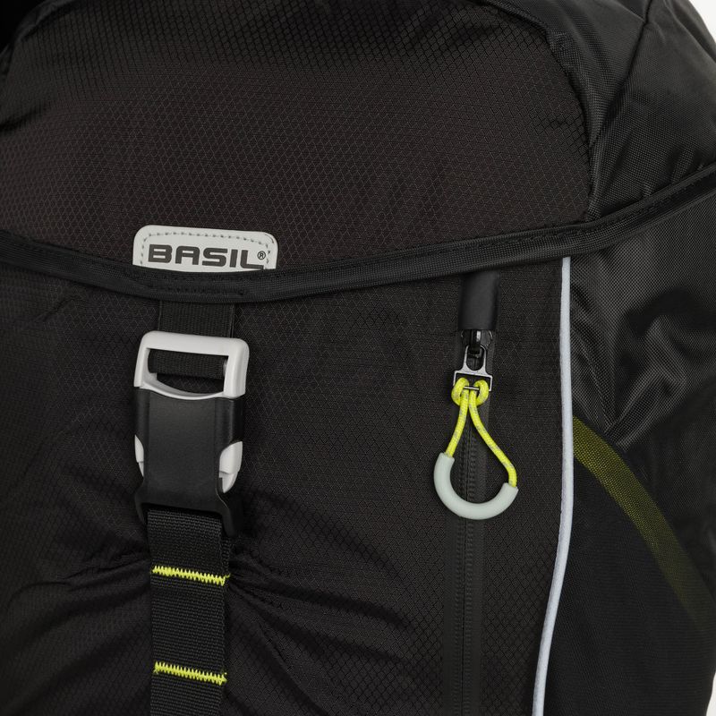 Sakwa rowerowa Basil Miles Daypack 17 l black/lime 9