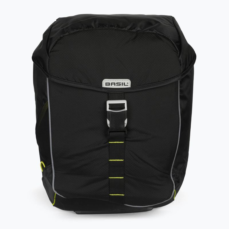 Sakwa rowerowa Basil Miles Double Bag 34 l black/lime 2