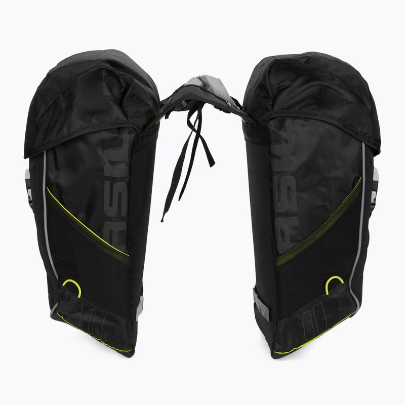 Sakwa rowerowa Basil Miles Double Bag 34 l black/lime 4