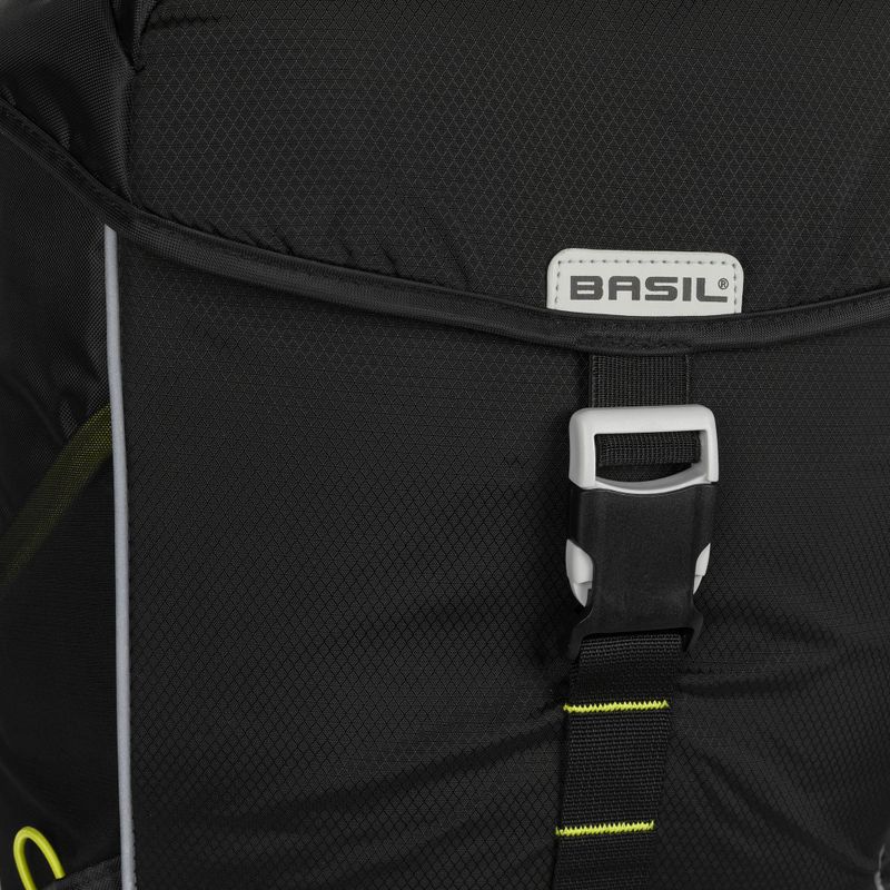 Sakwa rowerowa Basil Miles Double Bag 34 l black/lime 5