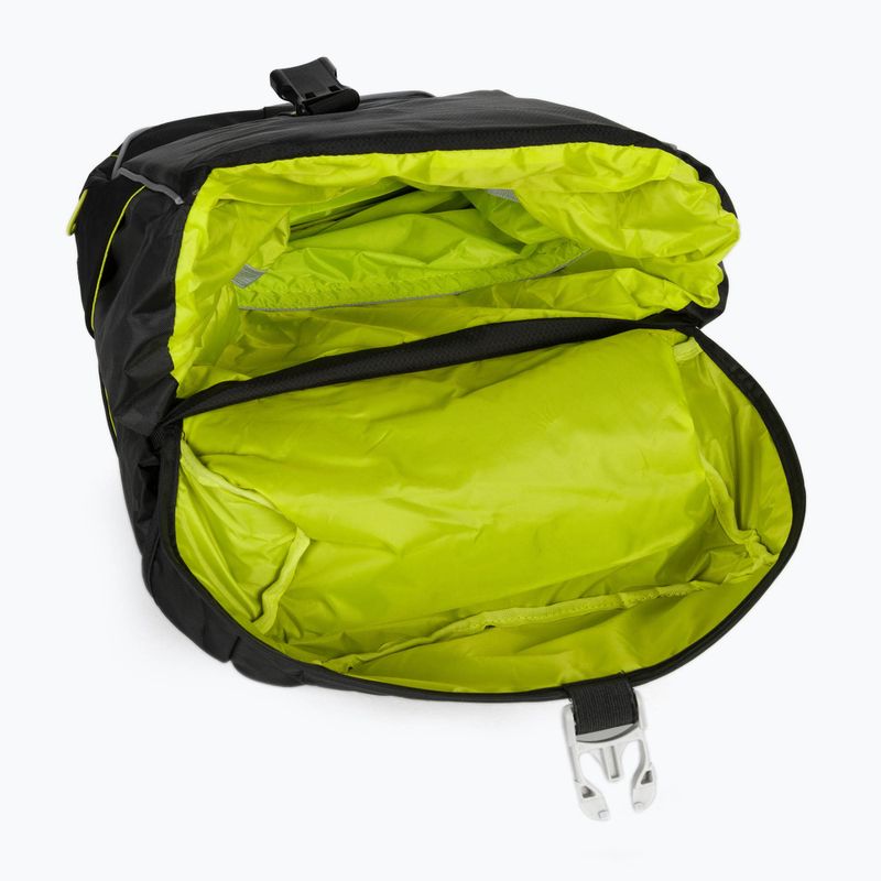 Sakwa rowerowa Basil Miles Double Bag 34 l black/lime 6