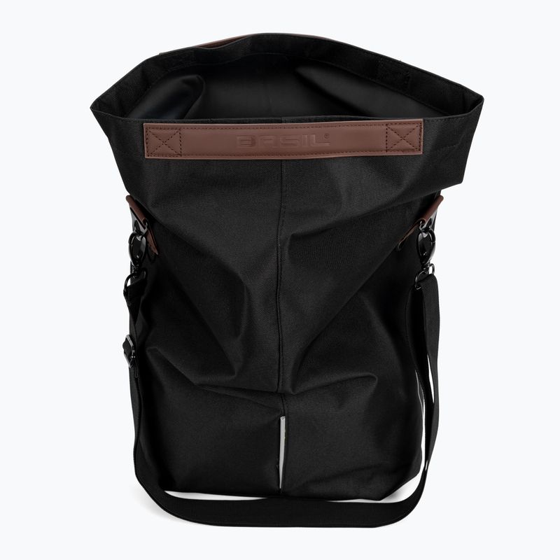 Sakwa rowerowa Basil City Shopper 16 l black 4