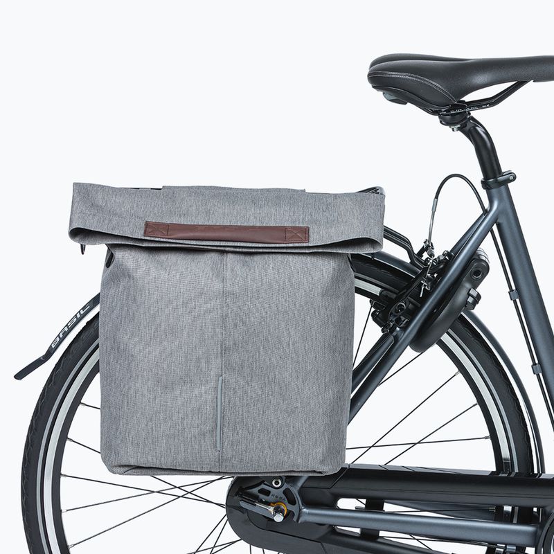 Sakwa rowerowa Basil City Shopper 16 l grey melee 6