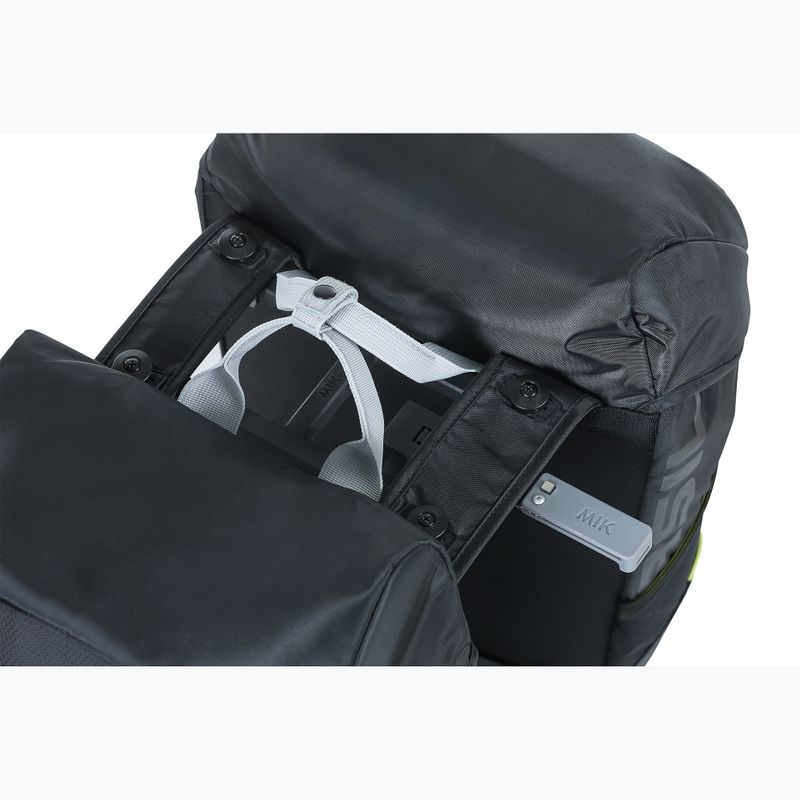 Sakwa rowerowa Basil Miles Double Bag MIK 32 l black/lime 3
