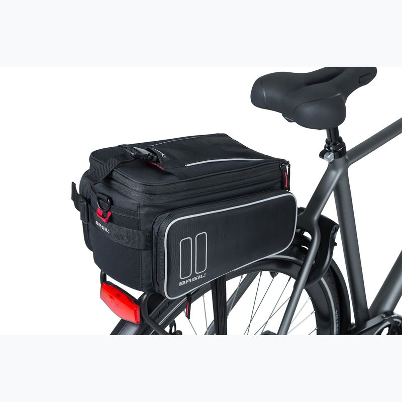 Torba rowerowa na bagażnik Basil Sport Design Trunkbag MIK 15 l black 8
