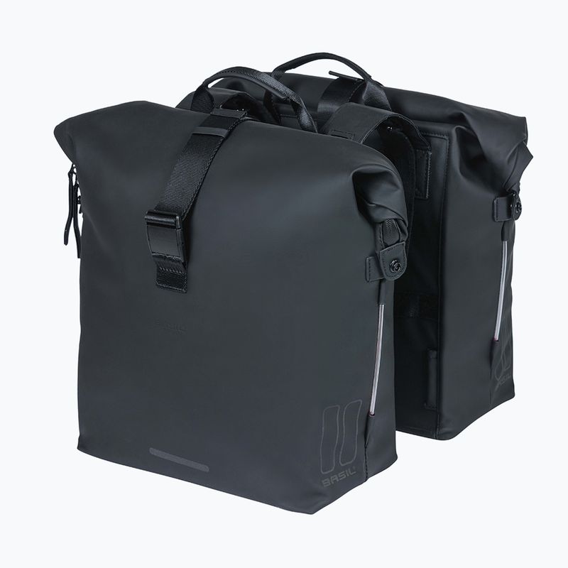 Sakwa rowerowa Basil Soho Nordlicht Double Bag 41 l black 2