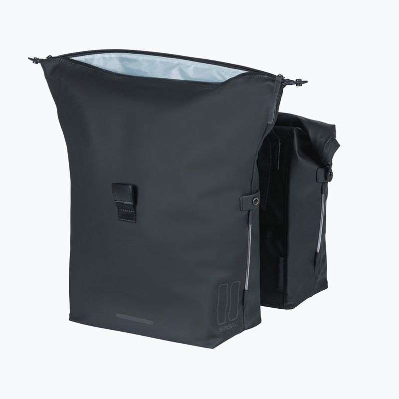 Sakwa rowerowa Basil Soho Nordlicht Double Bag 41 l black 4