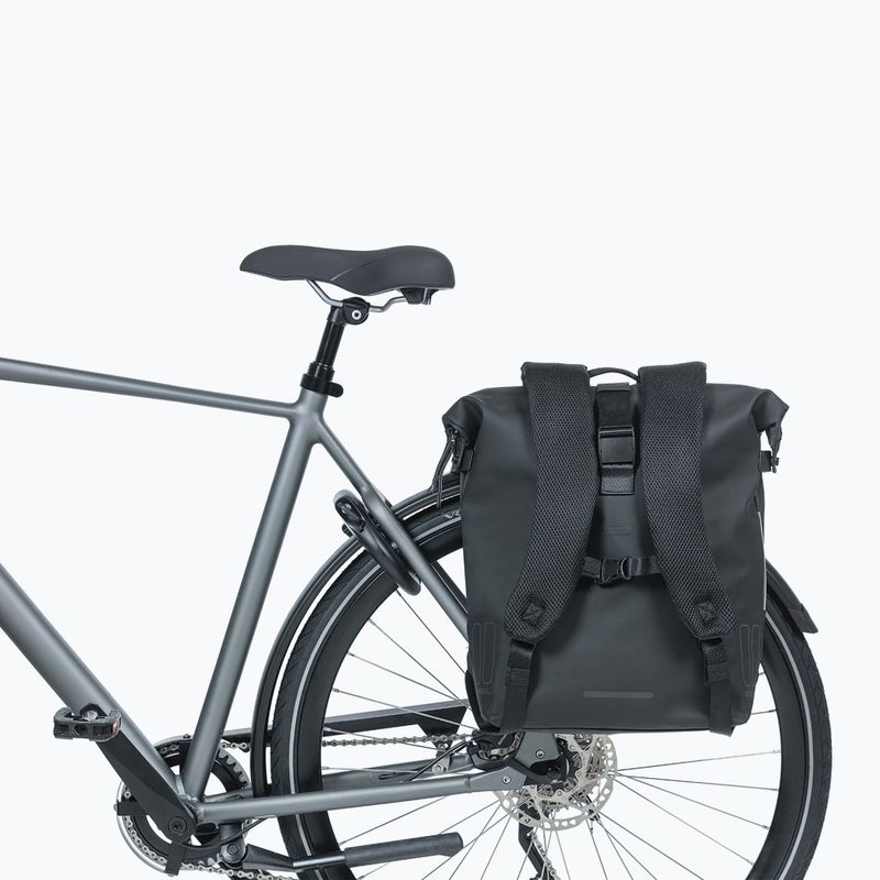 Plecak rowerowy na bagażnik Basil Soho Nordlicht 17 l black 10