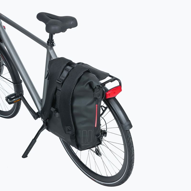 Plecak rowerowy na bagażnik Basil Soho Nordlicht 17 l black 11
