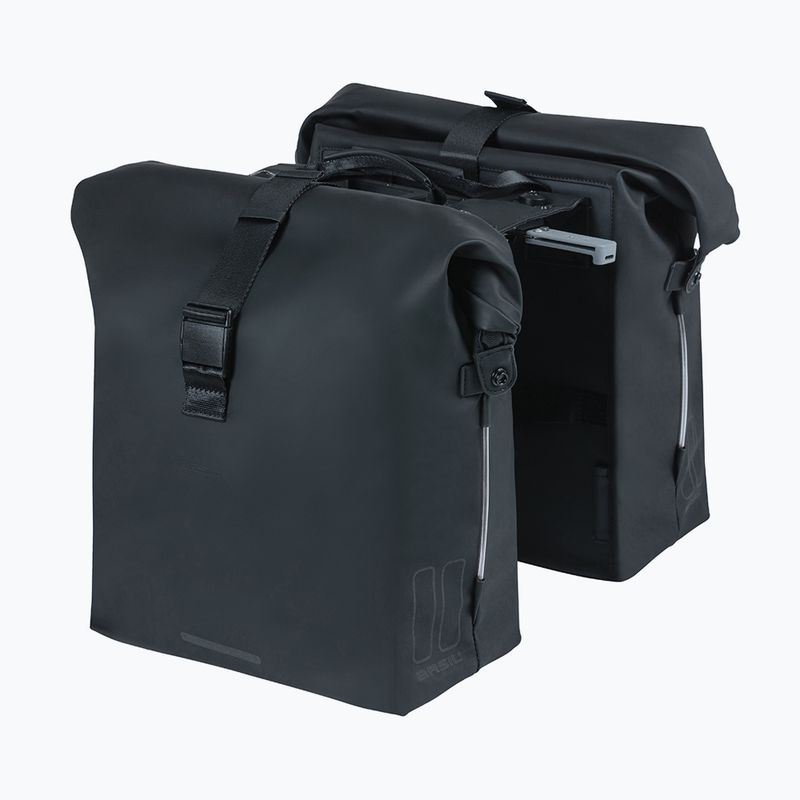 Sakwa rowerowa Basil Soho Nordlicht Double Bag MIK 41 l black 2