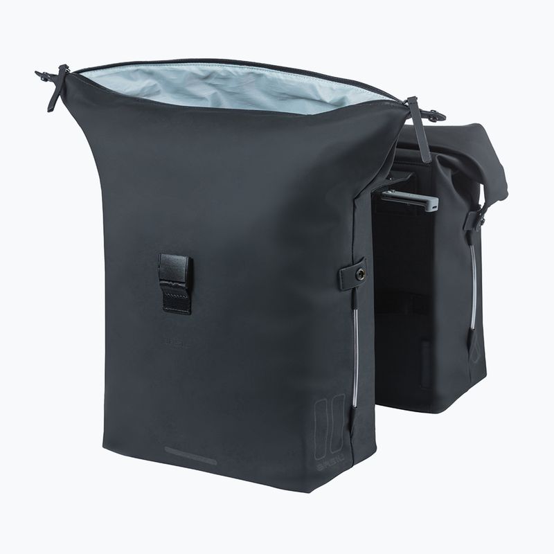 Sakwa rowerowa Basil Soho Nordlicht Double Bag MIK 41 l black 4