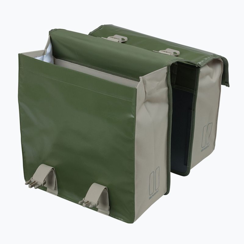 Sakwa rowerowa Basil Urban Load Double Bag 53 l green/sand 5