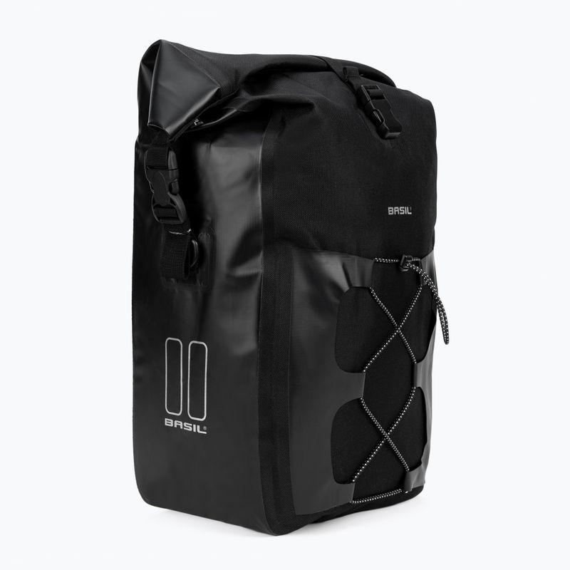 Sakwa rowerowa Basil Navigator Waterproof Single Bag 25-31 l black 2