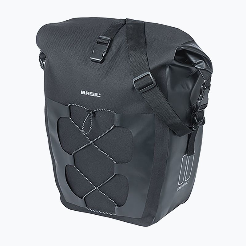 Sakwa rowerowa Basil Navigator Waterproof Single Bag 25-31 l black 6