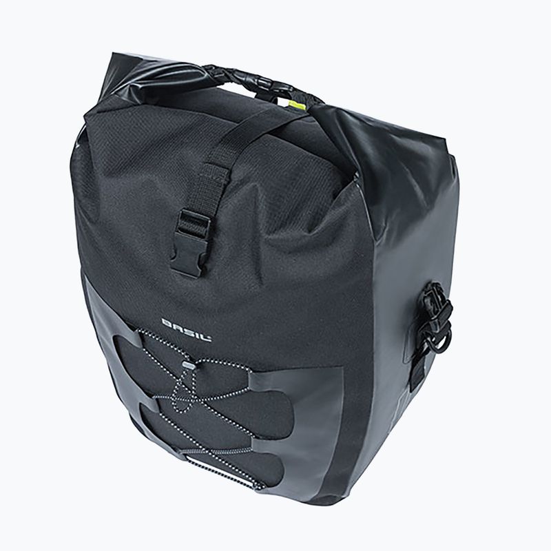 Sakwa rowerowa Basil Navigator Waterproof Single Bag 25-31 l black 9