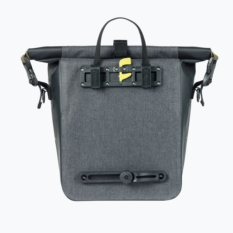 Sakwa rowerowa Basil Navigator Storm Hook On 12-15 l grey/black 2